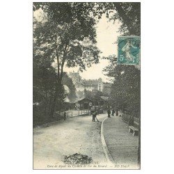 carte postale ancienne 73 AIX-LES-BAINS. Gare Chemin de Fer du Revard 1911