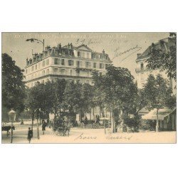 carte postale ancienne 73 AIX-LES-BAINS. Grand Hôtel d'Aix Place du Revard. Timbre 5 Centimes 1904