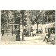 carte postale ancienne 73 AIX-LES-BAINS. Kiosque à Eau et Fontaine Place des Bains 1916