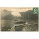 carte postale ancienne 73 AIX-LES-BAINS. Le Bateau à Vapeur Ville d'Aix au Grand Port 1925