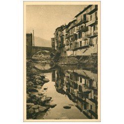 carte postale ancienne 06 SOSPEL. Reflet dans la Bévéra