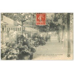 73 AIX-LES-BAINS. Les Fleuristes Place Etablissement 1908