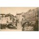 carte postale ancienne 06 SOSPEL. Vieux Pont et Montagnes d'Italie 1925. Tabacs