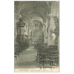 carte postale ancienne 73 ALBERTVILLE. Eglise de Conflans