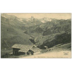 carte postale ancienne 73 BEAUFORTIN. Vallon Trécol et Pierre Menta