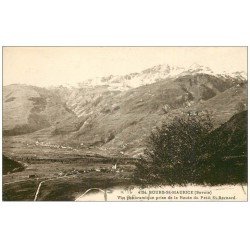 carte postale ancienne 73 BOURG-SAINT-MAURICE. Route Petit Saint-Bernard 1928