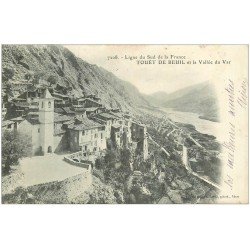 carte postale ancienne 06 TOUET DE BEUIL. Le Village Vallée du Var 1903 (mini coupure 2mm)...