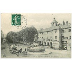 73 CHAMBERY. Place Centenaire Boulevard de la Colonne. Auto-Garage Salamo Dion et Tabac