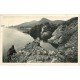 carte postale ancienne 06 TRAYAS. Les Rochers 1939 Pic Aurèle et Cap Roux (bords dentelés à la ficelle)...
