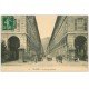 carte postale ancienne 73 CHAMBERY. Rue des Portiques 1912. Kiosque journaux ""Maggi"" et vespasiennes ""Salamo""