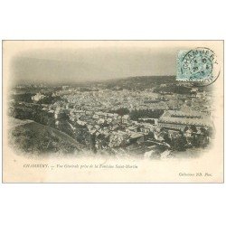 carte postale ancienne 73 CHAMBERY. Vue de la Fontaine Saint-Martin 1903