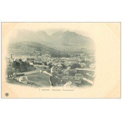 carte postale ancienne 73 CHAMBERY. Vue générale vers 1900