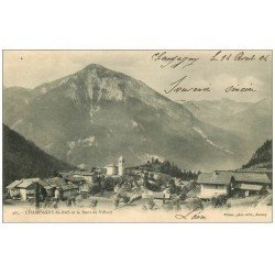 carte postale ancienne 73 CHAMPAGNY-LE-BAS. Et Dent du Villard 1904