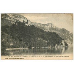 carte postale ancienne 73 CHINDRIEUX. Château de Châtillon