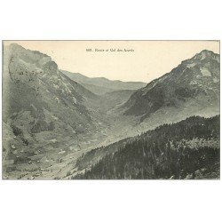 carte postale ancienne 73 COL DES ARAVIS. Route 1919