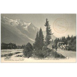 73 DILIGENCE DU CHATELARD ET LE MONT BLANC