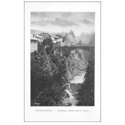 carte postale ancienne 73 FLUMET. Pont sur l'Arly