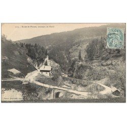 carte postale ancienne 73 FLUMET. Tournant de Flond sur la Route 1905