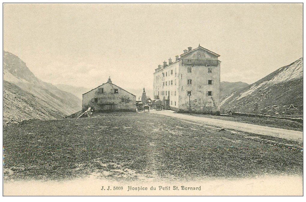 carte postale ancienne 73 HOSPICE DU PETIT SAINT-BERNARD