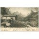 carte postale ancienne 73 LA GLIERE. Cavalère Route de la Vanoise 1902