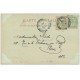 carte postale ancienne 73 LAC DU BOURGET. Baie de la Grésine. 2 Timbres de 5 Centimes 1902