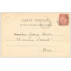 carte postale ancienne 73 LANSLEBOURG. La Dent Parachée. Timbre 10 Centimes 1903