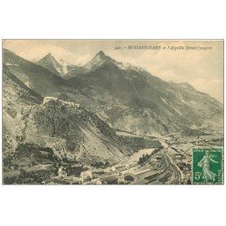 carte postale ancienne 73 MODANE. Gare et Aiguille Doran 1913