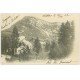 carte postale ancienne 73 MOUTIERS. Cirque des Foules 1902