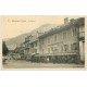 carte postale ancienne 73 MOUTIERS. Le Square et Hôtel Bertoli et Café du Globe