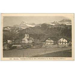carte postale ancienne 73 NOTRE-DAME-DE-BELLECOMBE. Mont Charvin