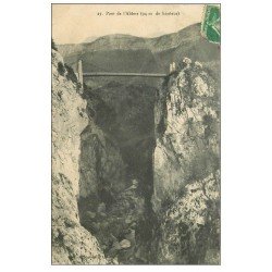 carte postale ancienne 73 PONT DE L'ABÎME 1913