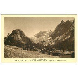 carte postale ancienne 73 PRALOGNAN. Fontanettes Mont Marion Cirque Larcellin