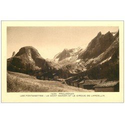 carte postale ancienne 73 PRALOGNAN. Fontanettes. Mont Marion Cirque Larcellin