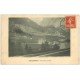 carte postale ancienne 73 PRALOGNAN-LA-VANOISE. Route de la Vanoise 1911. Tampon Hôtel