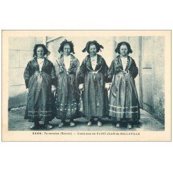 carte postale ancienne 73 SAINT-JEAN-DE-BELLEVILLE. Costumes de Tarentaise