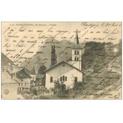 carte postale ancienne 73 SALINS-LES-BAINS. L'Eglise 1904
