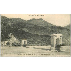 carte postale ancienne 06 VALLEE DU VAR. Pont Charles Albert