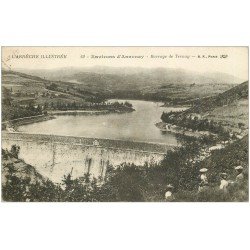 carte postale ancienne 07 ANNONAY. Barrage de Ternay 1941