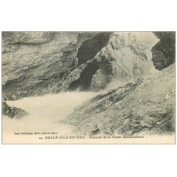 carte postale ancienne 56 BELLE-ILE-EN-MER. Grotte Apothicaire