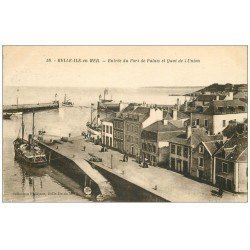 56 BELLE-ILE-EN-MER. Port de Palais de l'Union 1925