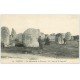 carte postale ancienne 56 CARNAC. Alignement de Kermario. Le Boeuf de St-Corneille. Dolmens et Menhirs