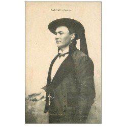 carte postale ancienne 56 CARNAC. Costume masculin avec chapeau Breton