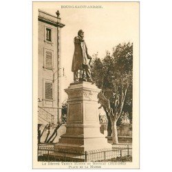 carte postale ancienne 07 BOURG-SAINT-ANDEOL. Madier de Montjau Place de la Mairie Député Tribun