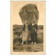 carte postale ancienne 56 CARNAC. Géant du Ménec 1922. Dolmens et Menhirs