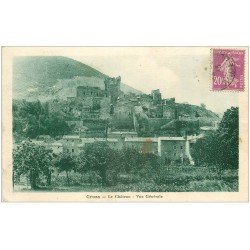 carte postale ancienne 07 CRUAS. Le Château 1933