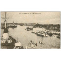 carte postale ancienne 56 LORIENT. Port et Défense mobile 1931