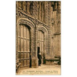 56 PLOERMEL. Portail Eglise Saint-Armel. Papier brillant