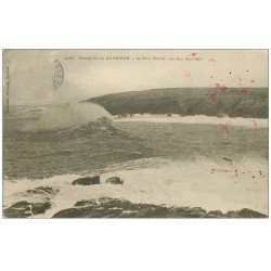 carte postale ancienne 56 PRESQU'ILE DE QUIBERON. Port Kerné 1906. Timbre manquant