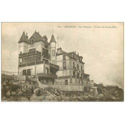 carte postale ancienne 56 QUIBERON. Port Haliguen Château du Comte d'Elva