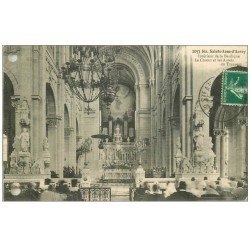carte postale ancienne 56 SAINTE-ANNE-D'AURAY. Basilique. Orgues, Choeur et Autels
